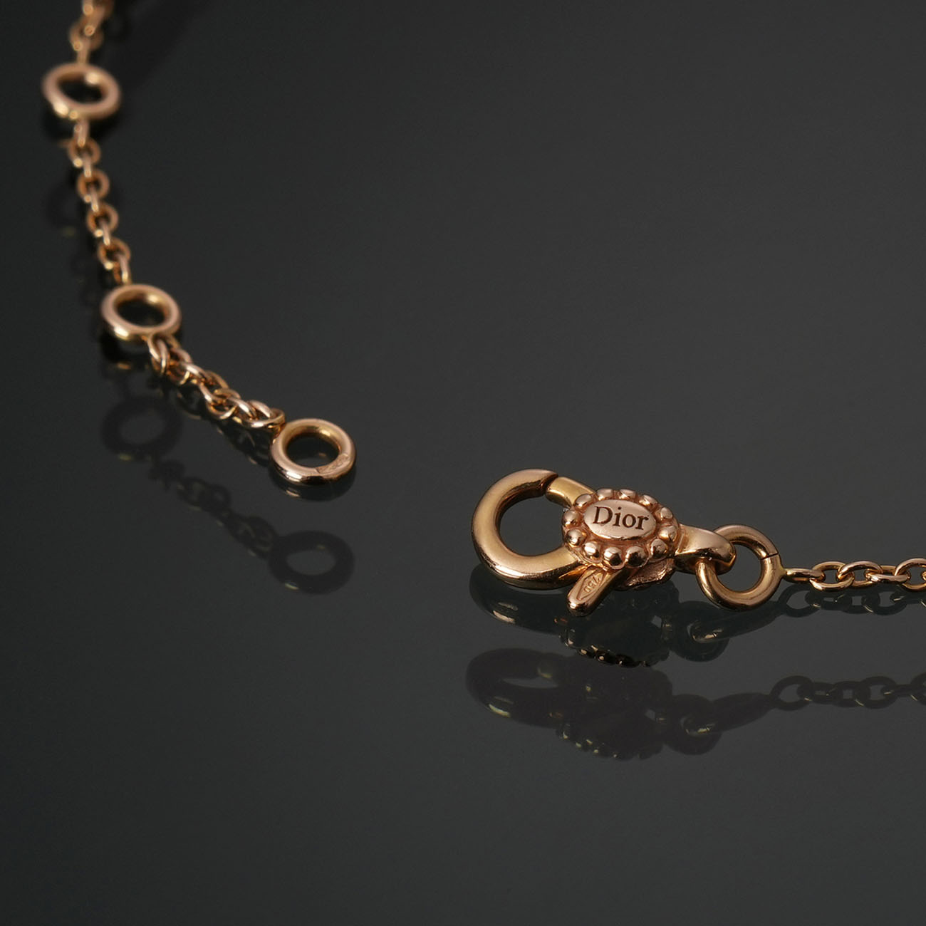 CHRISTIAN DIOR(USED)디올 로즈 드 방 브레이슬릿